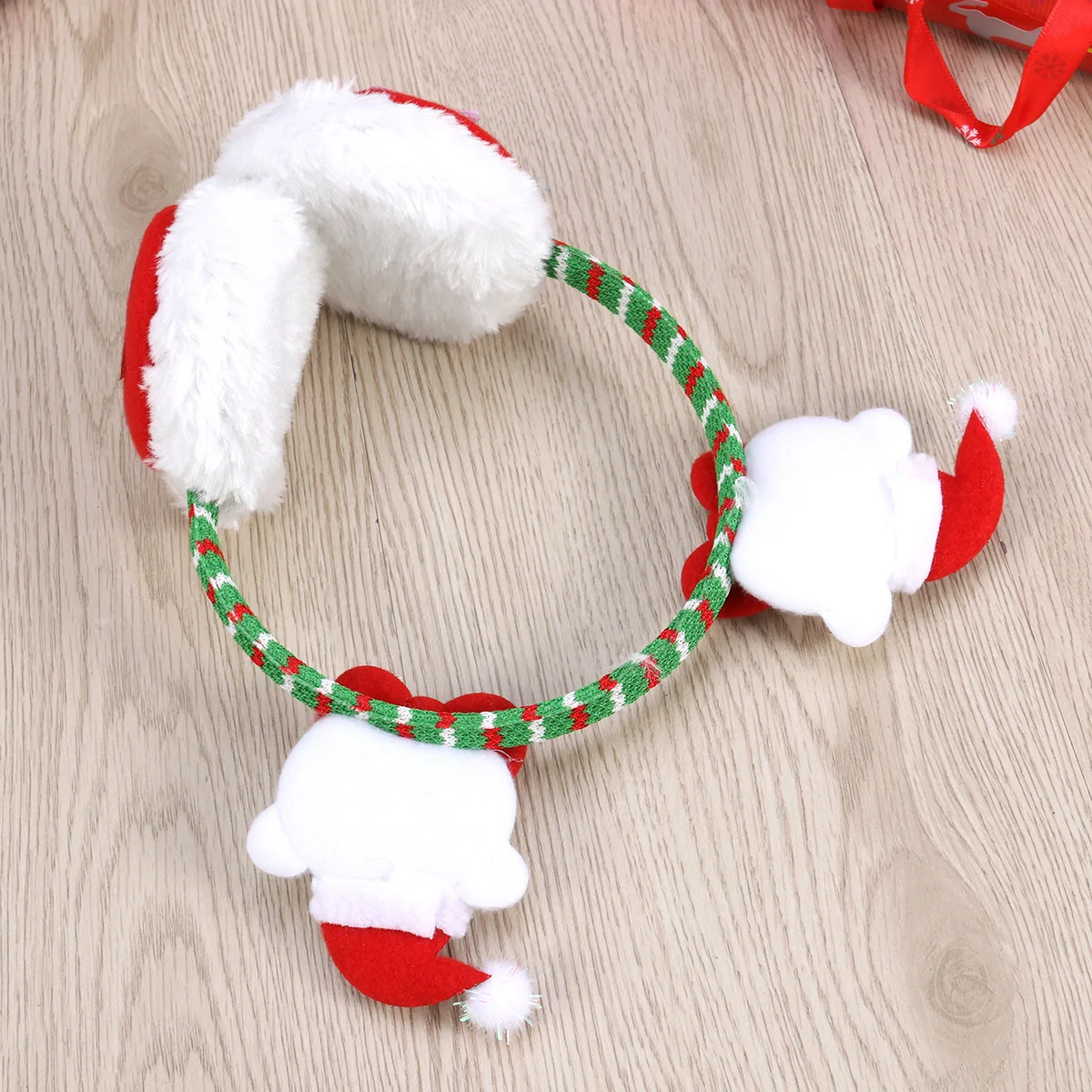 

Bear Soft Christmas Ear Warmers Winter Earmuffs Ear Covers Anti-Slip Warm Cute Xmas Holiday Gift Christmas Earmuffs