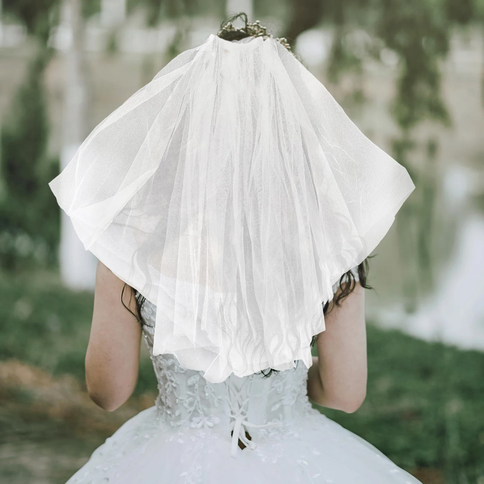 

Headb Wedding Head Piece Comfort Fit Exquisite Bridal Wedding Headpiece Accessories Bachelorette Veil Hair Tools