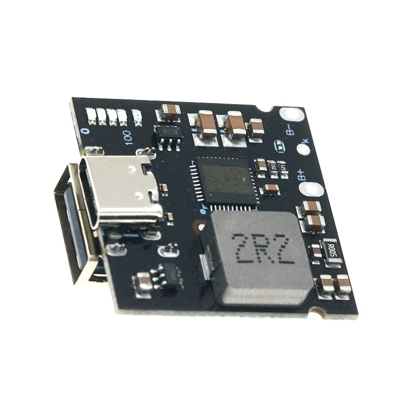QC4.0 QC3.0 Type-C USB 5V 4A Boost Converter Step-Up Power Module Mobile Power Bank Accessories With Protection LED Indicator