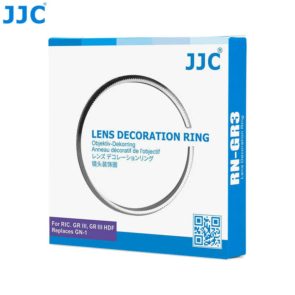 Алюминиевое кольцо объектива JJC для камер HDF Ricoh GR3 GRIII заменяет декоративное кольцо объектива Ricoh GN-1