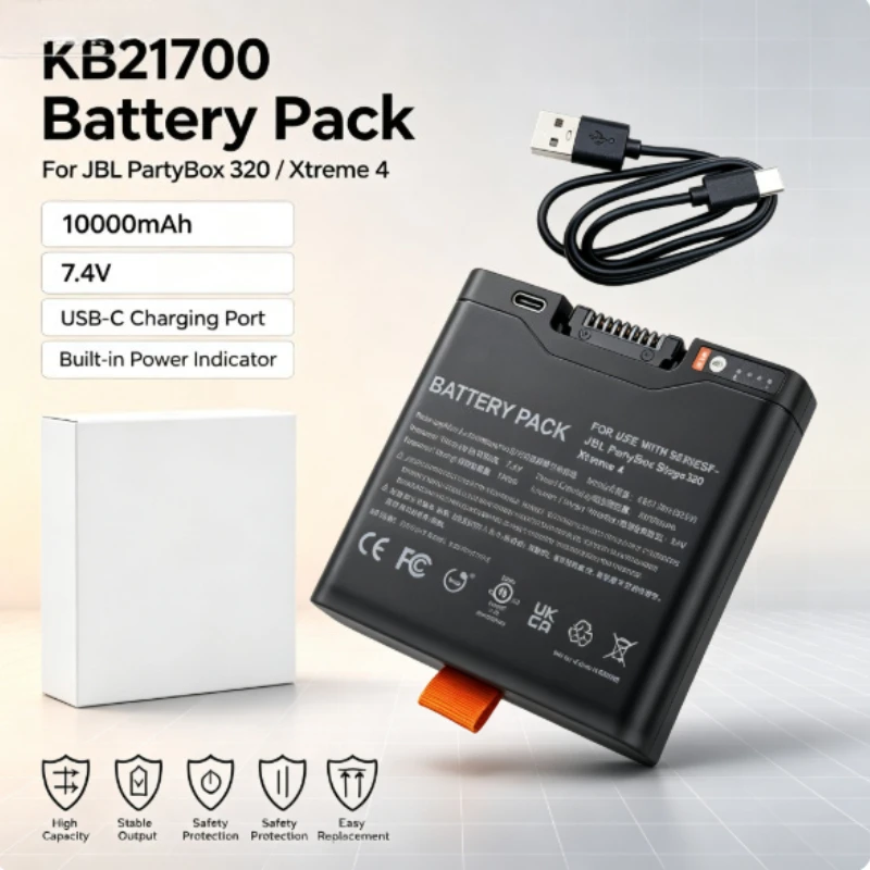 KB21700 10000mAh Battery For JBL Xtreme 4 PartyBox 320 Bluetooth Speaker