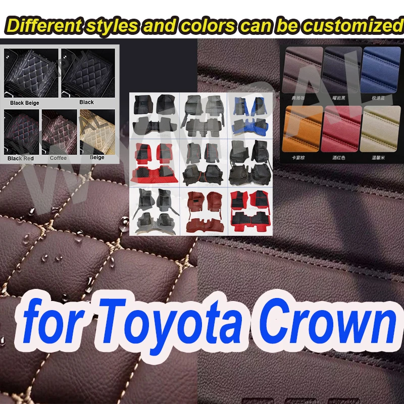 

LUXURY автомобильные коврики для Toyota Crown S180 2003 ~ 2009 ковер роскошный кожаный коврик против грязи автомобильные аксессуары авто прочный ковер