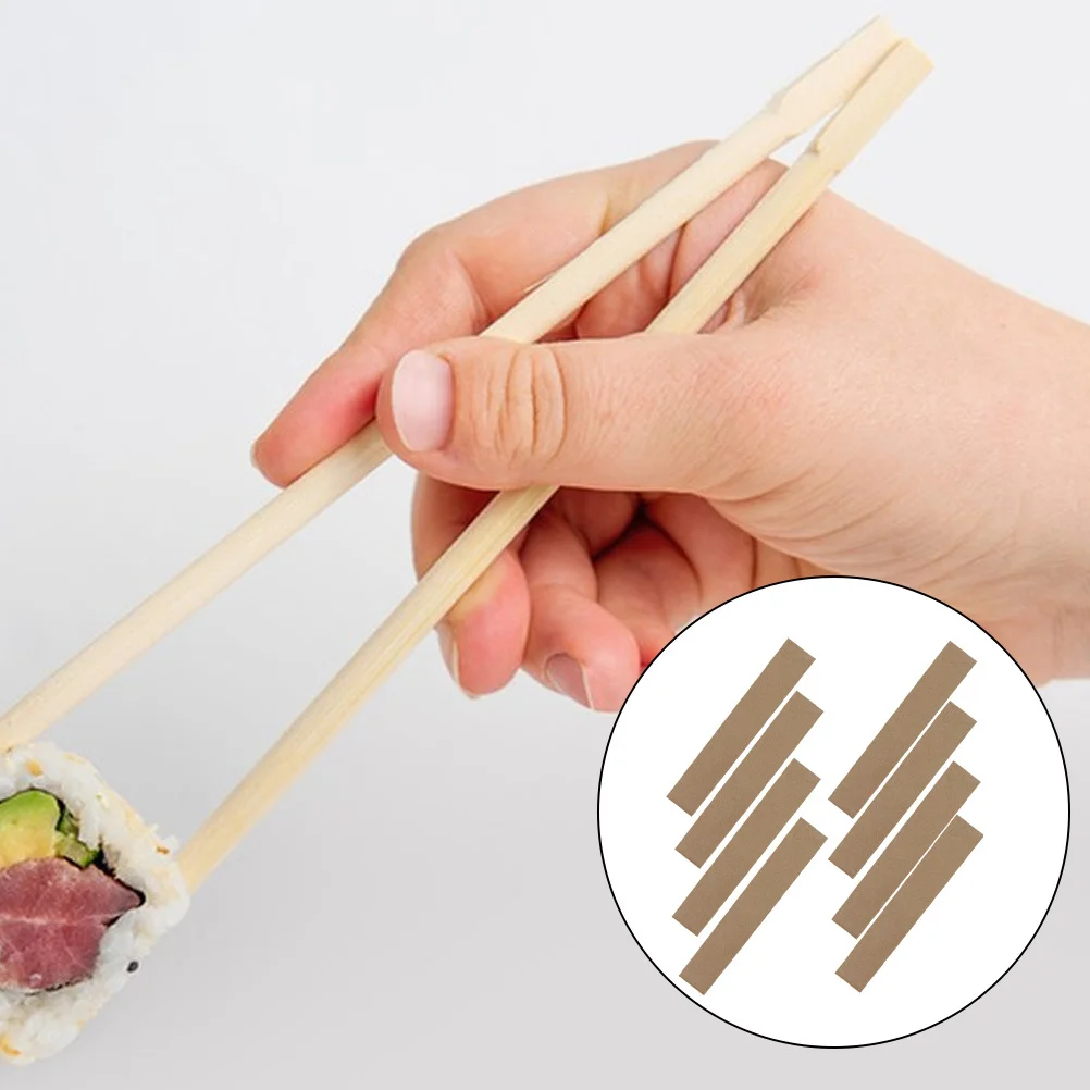 

100Pcs Kraft Paper Waterproof Disposable Chopsticks Bags Practical Cutlery Carrying Bag for Travel Picnic Bbq Kraft Paper Bags