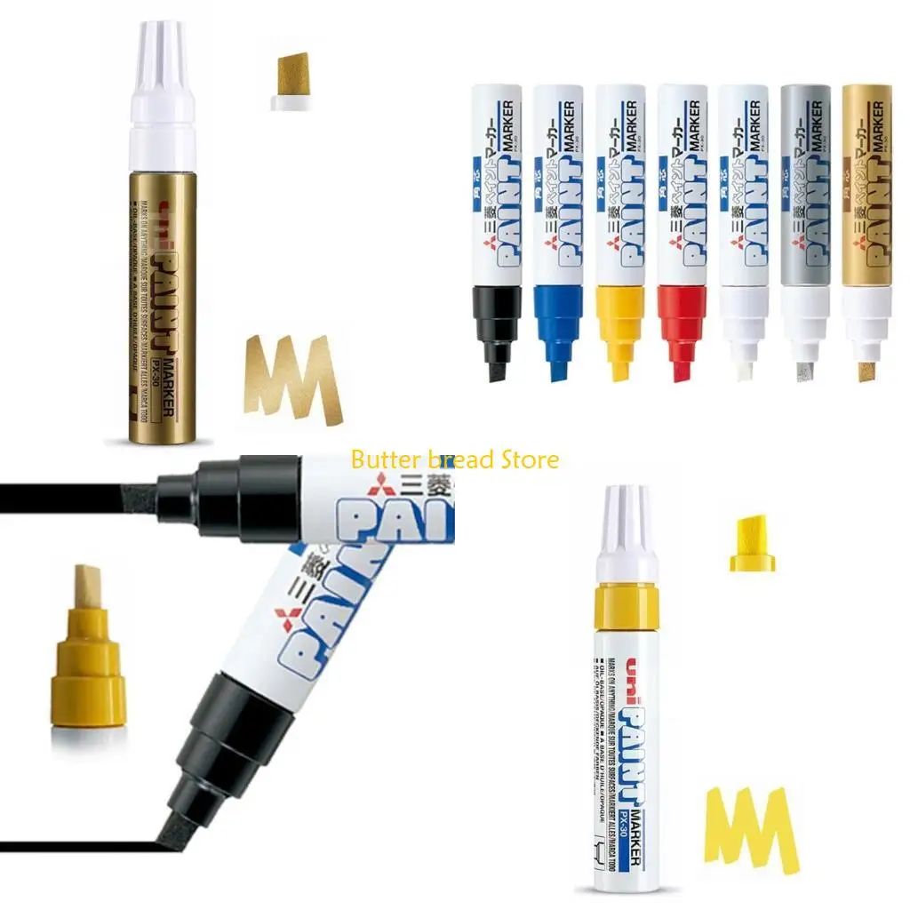 

W89C ручка для краски для шин, быстросохнущая ручка для автомобильных шин, водостойкая термостойкая ручка-маркер для шин