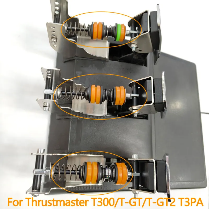 For Thrustmaster T300/T-GT/T-GT2 T3PA Pedal Simulated Racing Modification Pedal Brake Throttle Adjustable Damping MOD Kit
