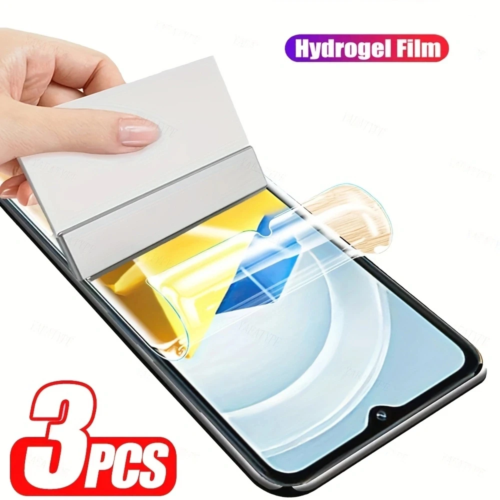 3Pcs Hydrogel Film For HTC U24 U23 Pro Screen Protector For HTC Wildfire E3 E Lite Play Star