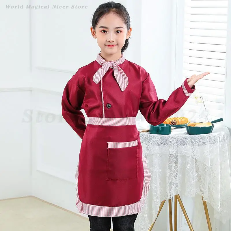 Children's Day Stage Performance Chef Uniform Children Cosplay Costumes Kids Boys Girls Restaurant Hotel Chef Master Clothing view 5
