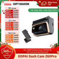 DDPAI Z60 Pro 4K HDR Ultra HD Front Car Dash Cam GPS 5Ghz WiFi for SONY STARVIS 2 ADAS Night Vision Car Video Recorder DashCam