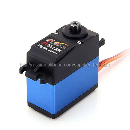 

Feetech Servo FT5513M 13Kg120 градусов Высокоточный металлический сервопривод Цифровой стандартный радиоуправляемый сервопривод для руки робота