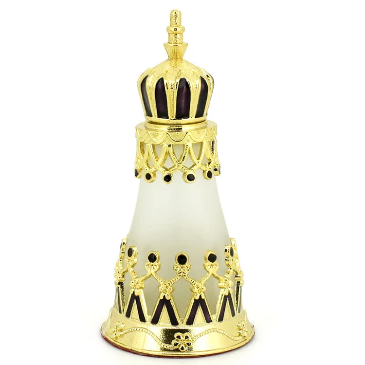 28ML Arabic perfume bottle zinc alloy fragrance dispenser bottle essential oil bottle Export Fragrance Bottles