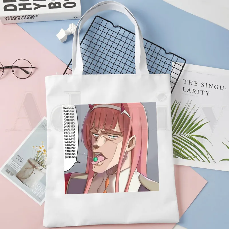 Jojo Bizar Avontuur Jojo Graphic Kujo Jotaro Handtassen Schoudertassen Casual Winkelen Meisjes Handtas Vrouwen Elegante Canvas Tas