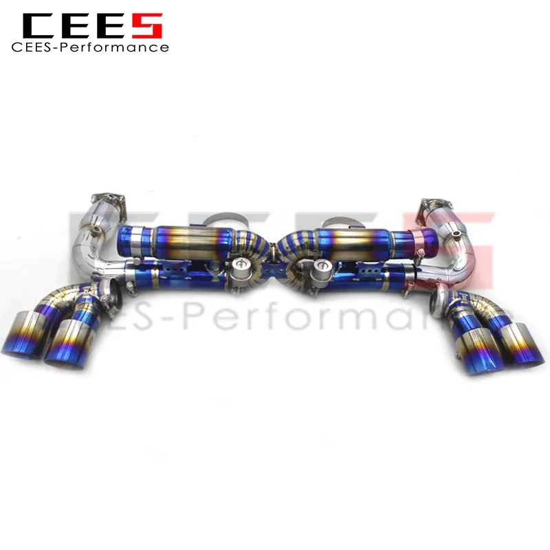 

Stainless Steel CEES Catback Exhaust System - Downpipe with Catalyst, Muffler for Porsche 911 996 3.4L (1997 - 2005)