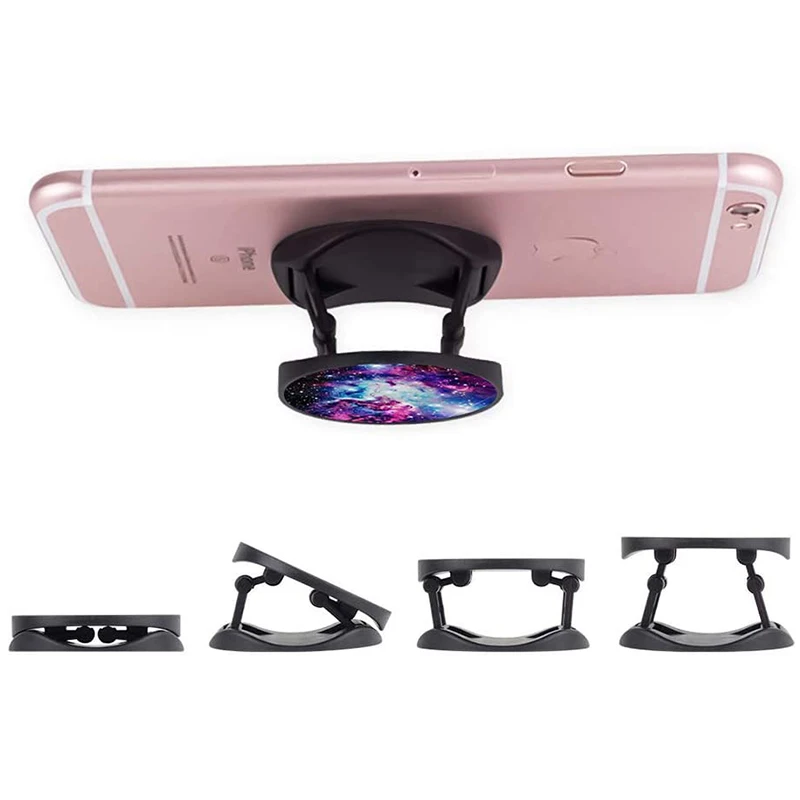 Luxury Phone Holder Foldable Pocket Socket Stand Colored Drawing Rotatable Expanding Ring Grip For iPhone 11 13 Pro Max Samsung