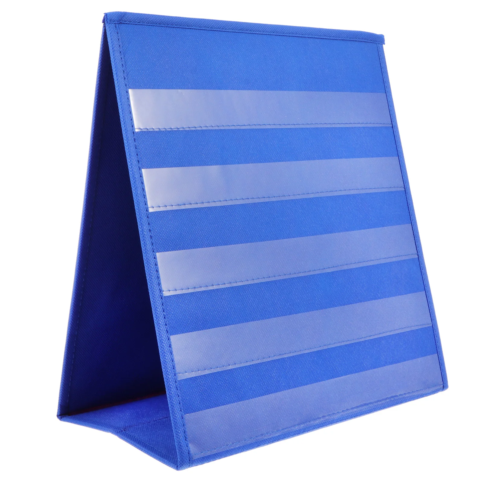 

1pc Digital Display Stand Foldable Transparent Teaching Aid For Letter Cards Counting Words Classroom Supplies Desktop Pocket