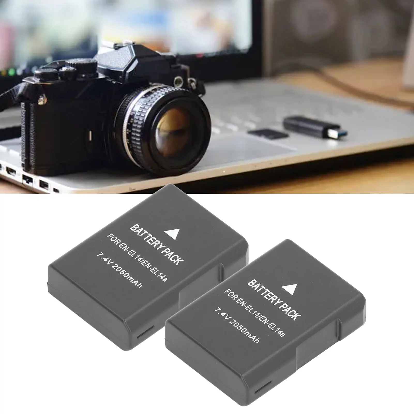 Camera Battery Digital SLR Camera Lithium Ion Battery EN EL14 EN EL14A  High Capacity Universal for DF for D5600 for P7700