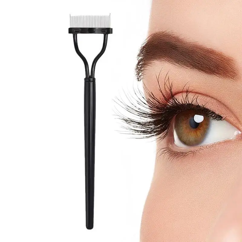 หวีขนตาเครื่องสําอางแปรงเครื่องมือ Eyelash Definer มาสคาร่าหวีมาสคาร่า Applicator EyeLash Separator Professional Eye Makeup