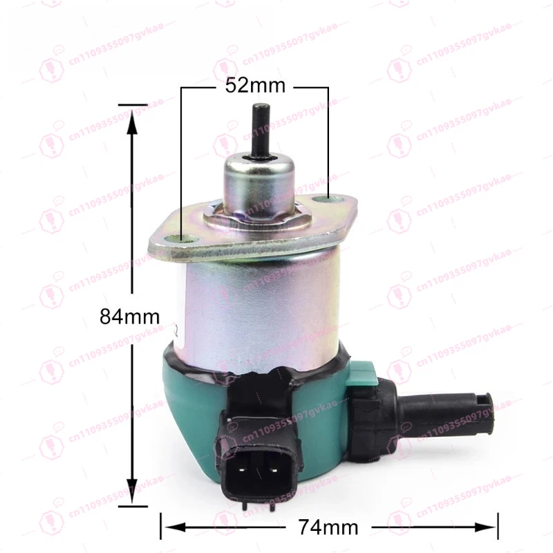 D1005 D1105 D905 Engine Fuel Shut-off Solenoid Valve 17208-60016-12v-24
