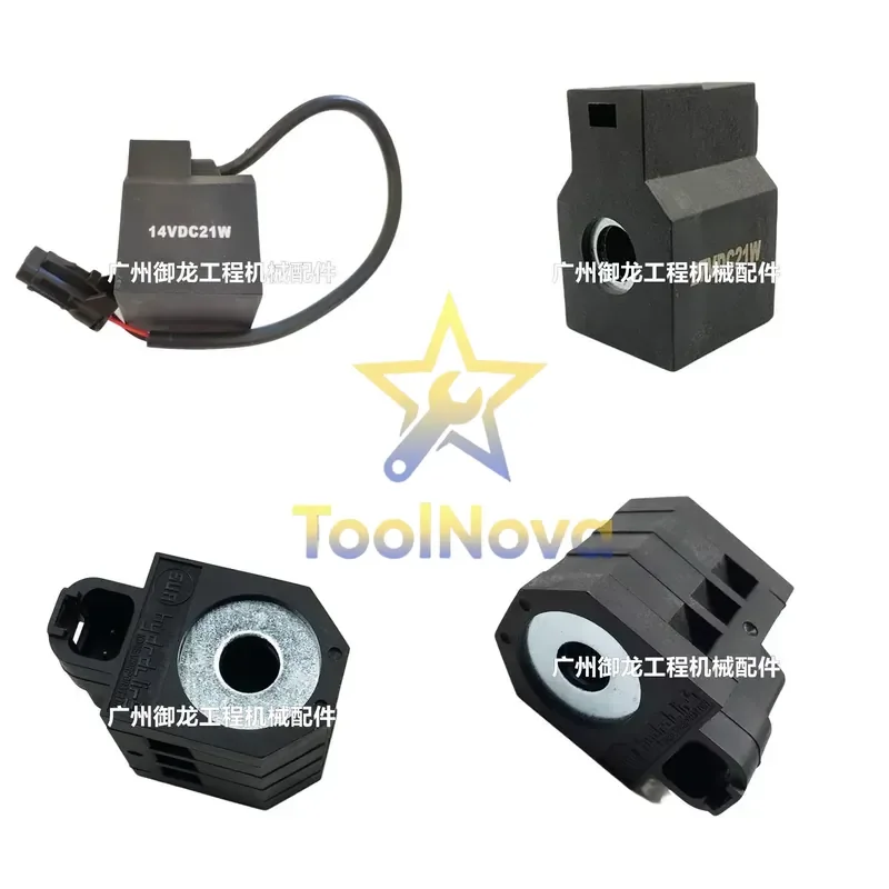 2026Hotsale* Excavator 60 150 210 215 225 275 305-7-9 Pilot Safety Lock Solenoid Valve Coil
