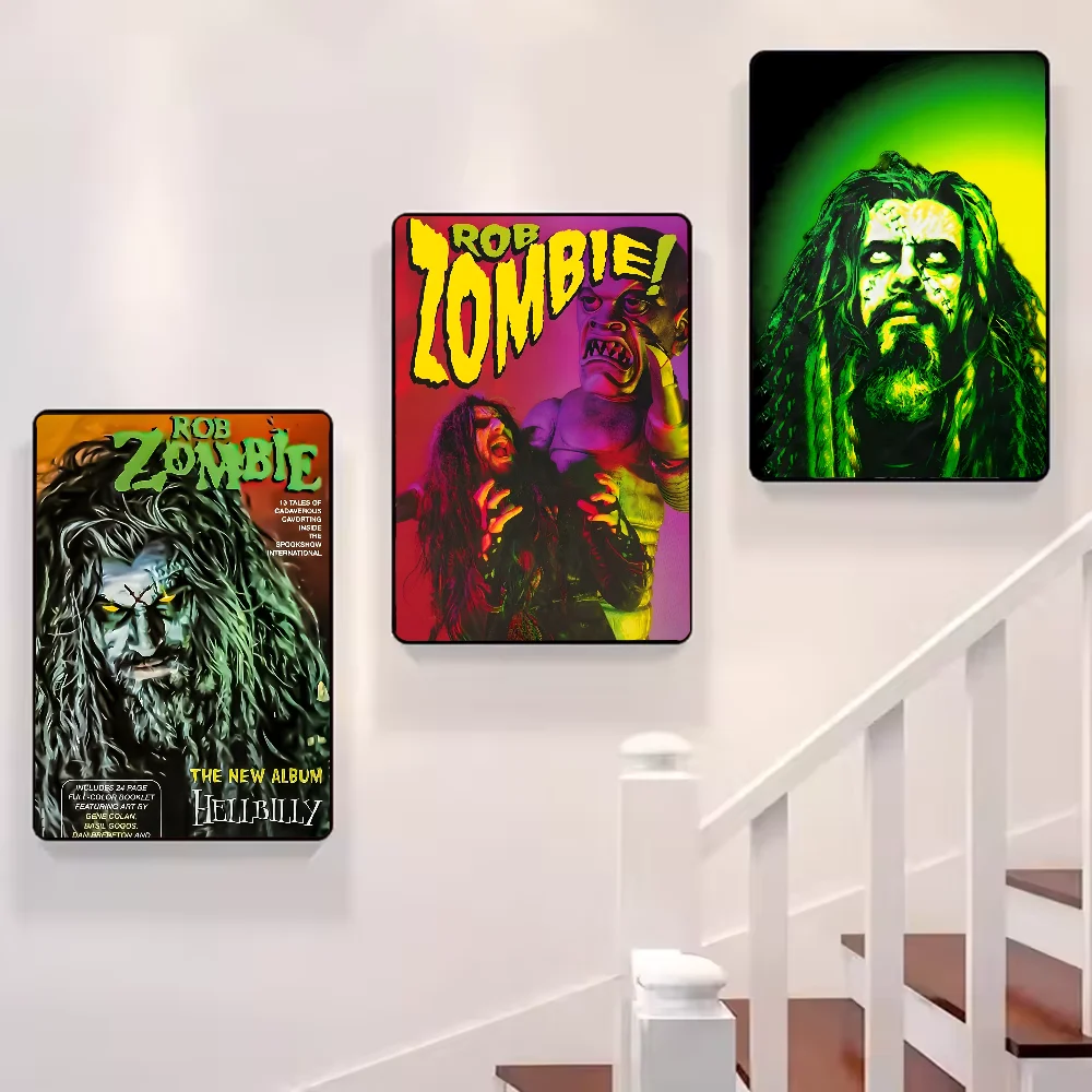 Rob Zombie Canvas Art Poster HD art sticky wall waterproof home living room bedroom bar aesthetic decoration