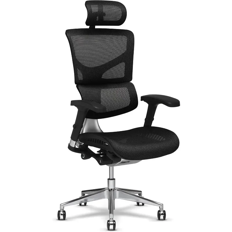 Executive Work Chair, Mesh mit Kopfstütze-ergonomischer Bürostuhl/dynamische variable Lordos stütze