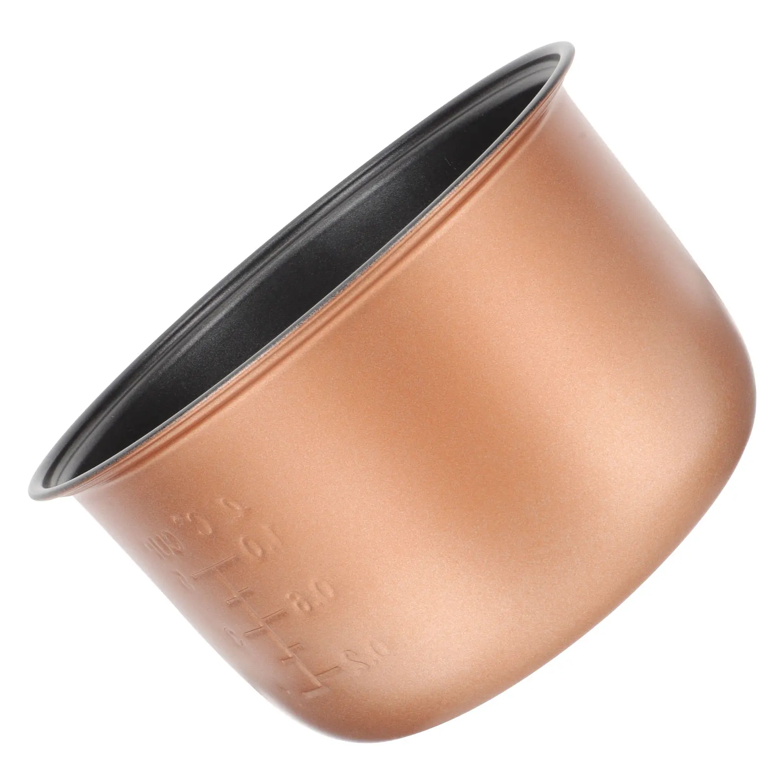 

Rice Cooker Liner Inner Pot Only Electric Container Parts Replacement Stainless Steel Golden for Large Travel