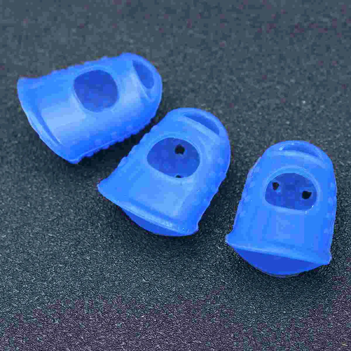 

3 Pcs Anti-scalding Finger Covers Fingertip Grips Tips Protection Silicone Guard Protector Flexible Thimble