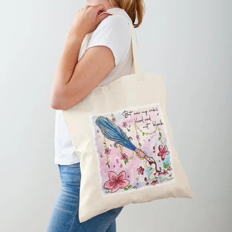 The Calling Ink & Blood Inspired by The Amazing Devil Tote Bag the tote bag large tote bag handbag