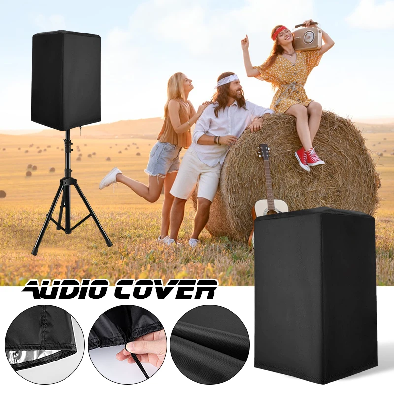 Outdoor Audio Dust Cover 210D Oxford Cloth Speaker Dust Cover Multimedia Audio Cover Waterproof Audio Protective Cover