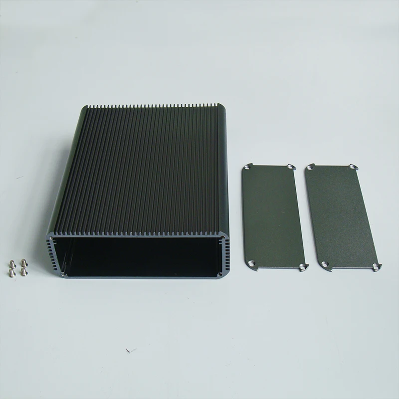 Free Ship 120*45 Aluminum Enclosure Shell With Heat Sink PCB Instrument Box DIY Electronic Project Case 120mm*45mm*150/200mm