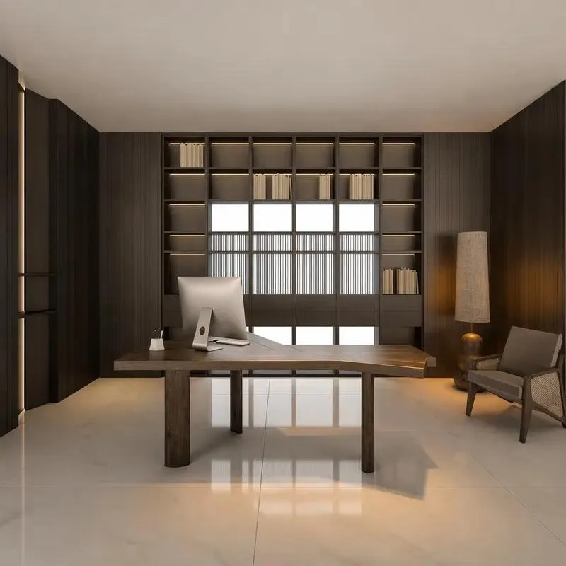 Modern Zen Aesthetics Whole House Custom Set Luxury Song Style Wardrobe and Kitchen Cabinet Bamboo Rhyme Collection