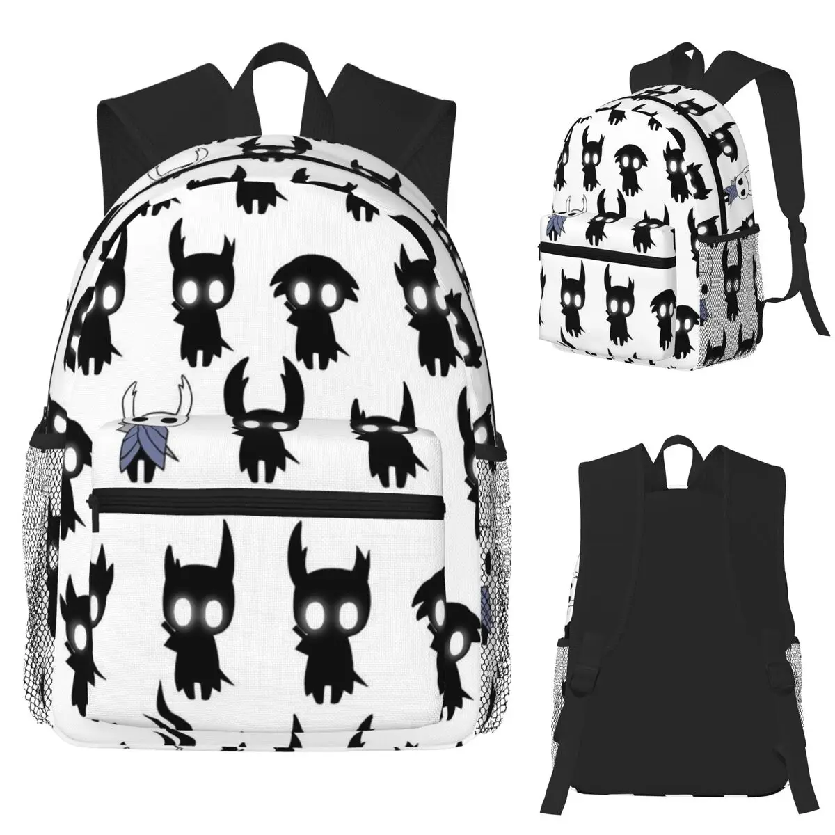 

Студенческий рюкзак Hollow Knight, школьная сумка, походный дорожный рюкзак для мужчин и женщин, сумки на плечо для книг