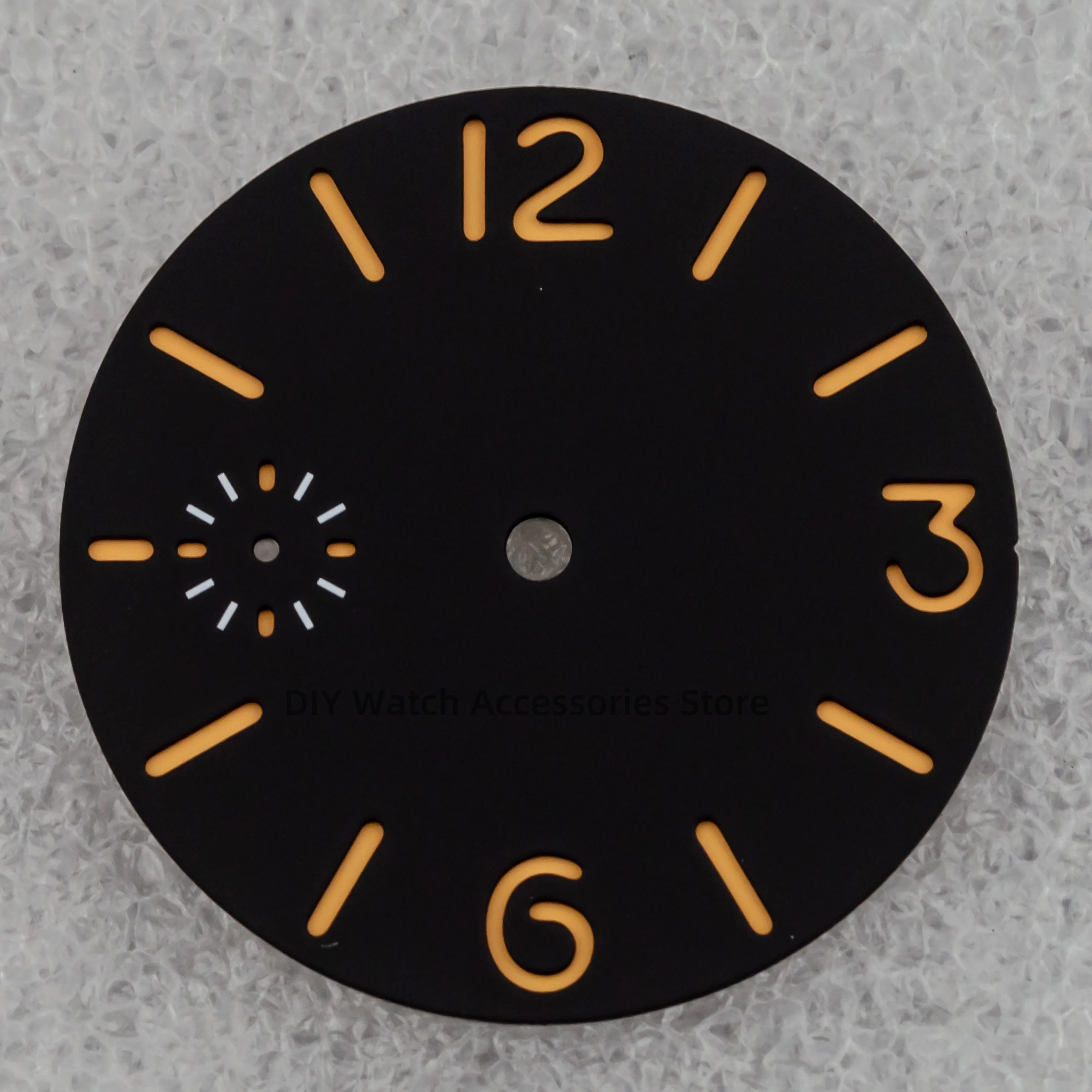 عالية الجودة PAM الهاتفي خمر الهاتفي الرجعية 36 مللي متر ساعة الطلب الأخضر مضيئة ساعة الطلب ل ETA6497/6498/ST3600 ساعة يد تعمل بالحركة أجزاء