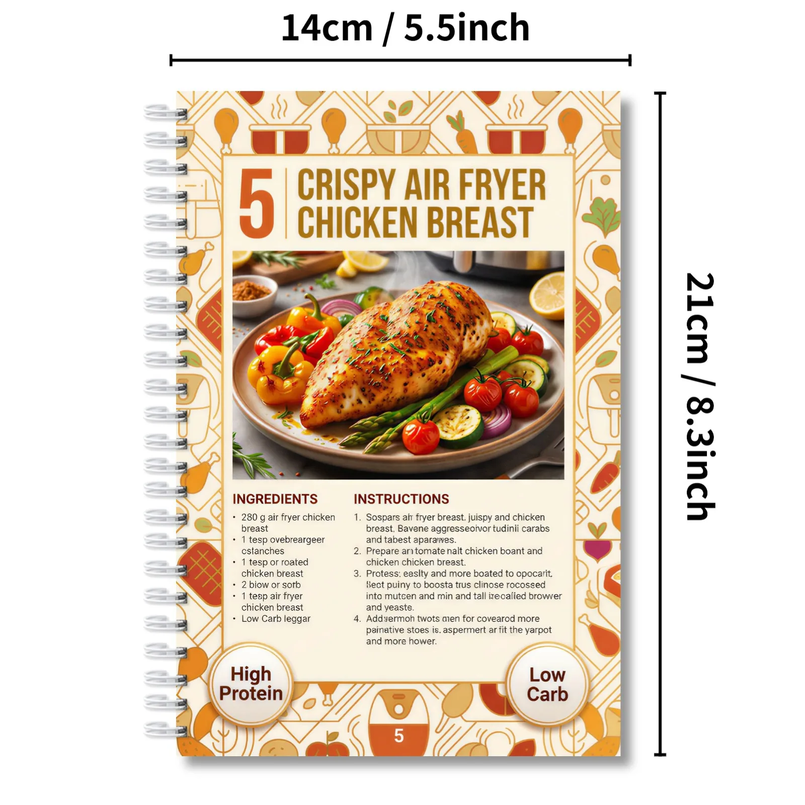 Air Fryer Recipe Manual Low-Fat, High-Protein Cooking Plan