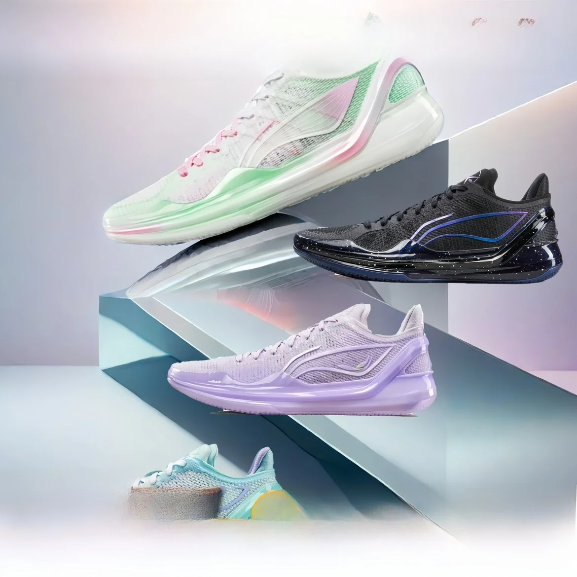 

Мужские спортивные кроссовки Blade 4 V2 Low Top Baskeall oes Pink Bouncy Technology из искусственной кожи