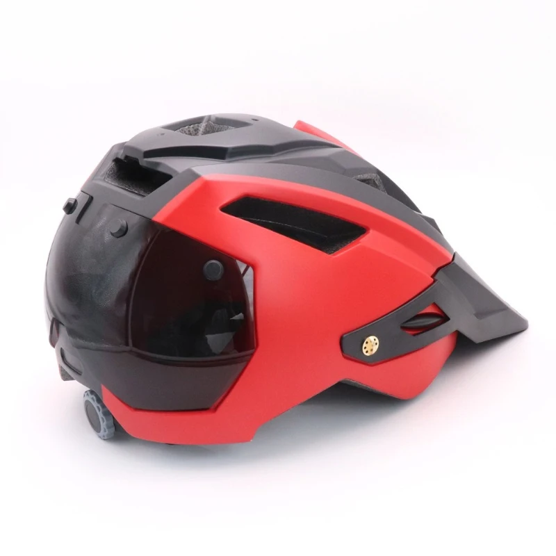 

Bicycle helmet, safety helmet, integrated mountain riding equipment with goggles