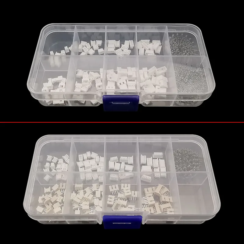 1 caixa mini jst 1.25mm kit terminal de passo 2p 3p 4p 5 pinos macho fêmea plug habitação escudo cabeçalho jst conector crimpagem fio conectores