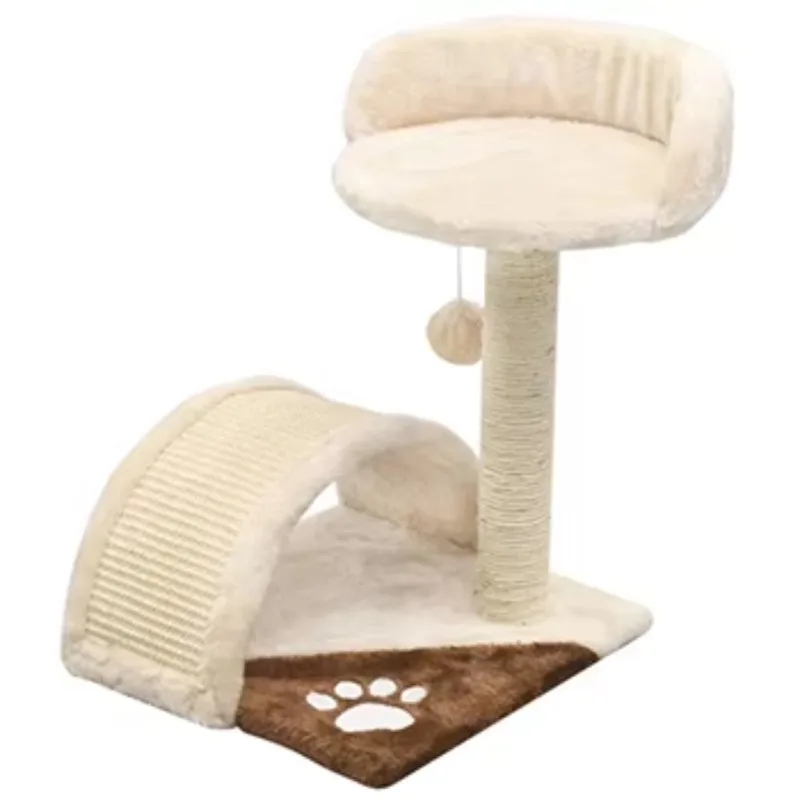 

Simple and stylish design sisal cat climbing tower interactive cute shape cat scratching rod