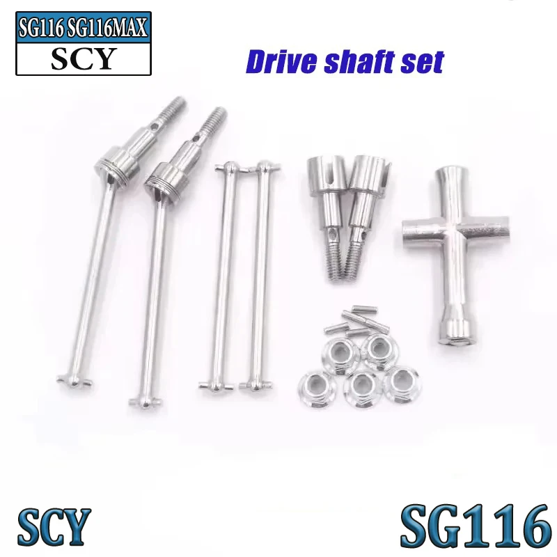 100% compatibel met 1/16 SCY16101, 16102, 16103, 16201, SG116PRO, SG116MAX borstelloze afstandsbediening auto-upgrade armstoel.