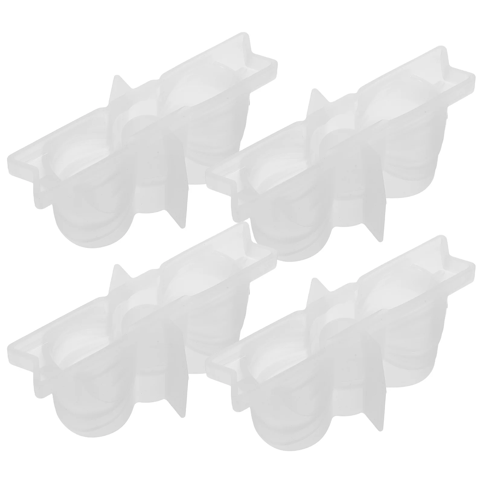 

4Pcs Bow Silicone Holder Mold 3D Bowknot Resin Molds DIY Reusable Epoxy Casting Mold for Decoration