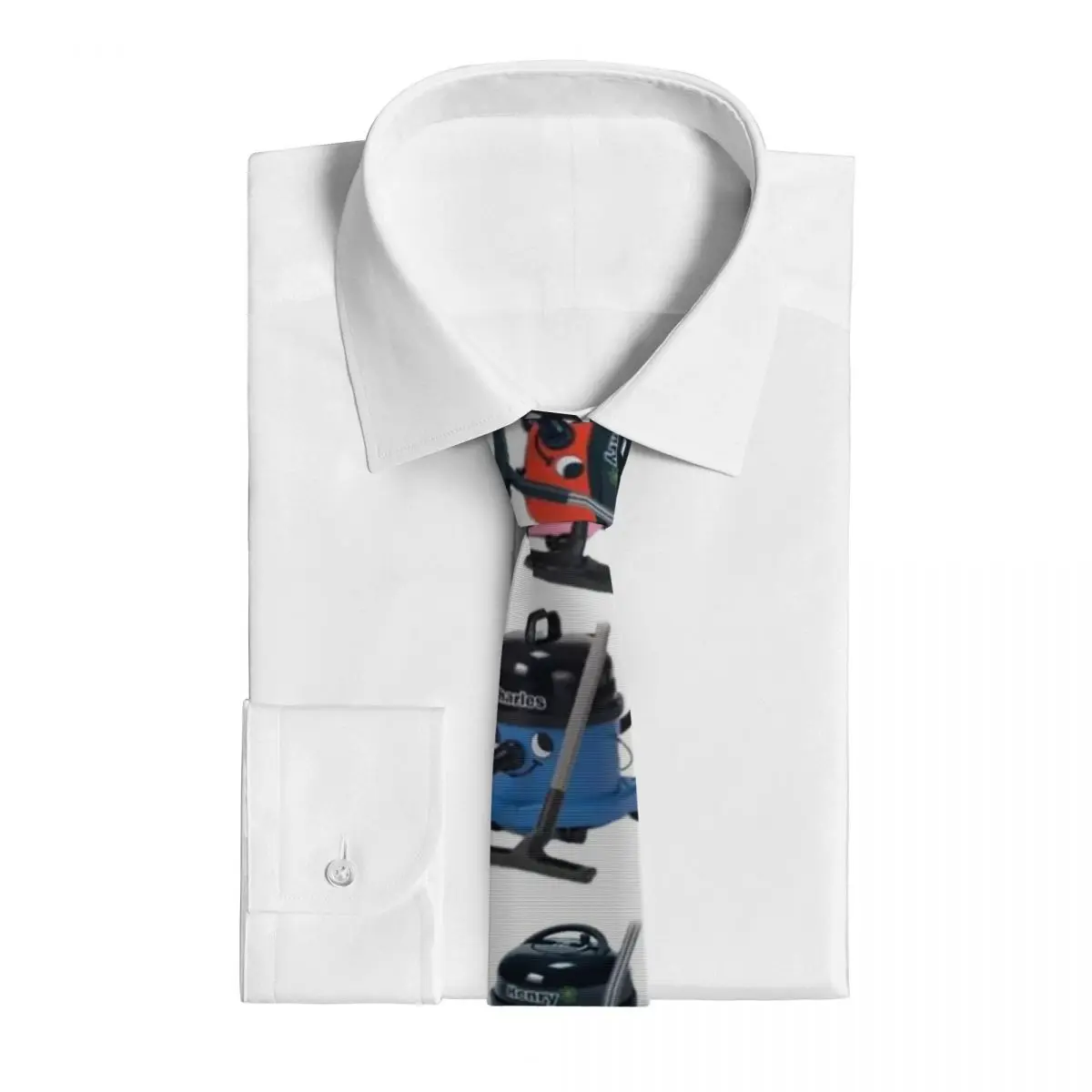 Henry Hoover And Friends Necktie for Men Silk Polyester 8 cm Neck Ties Wedding Accessories Tie Casual Gravatas
