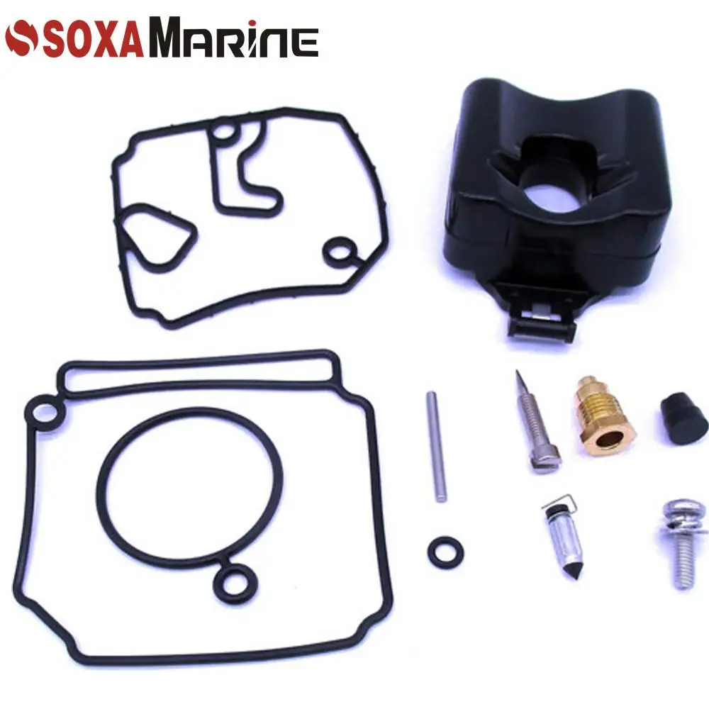 3 Sets Carburetor Repair Kit for Yamaha 2 Stroke 40 50HP Outboards  6H4-W0093-02 6H4-W0093-03 40EJRQ 40LF 50EJRP 18-7767