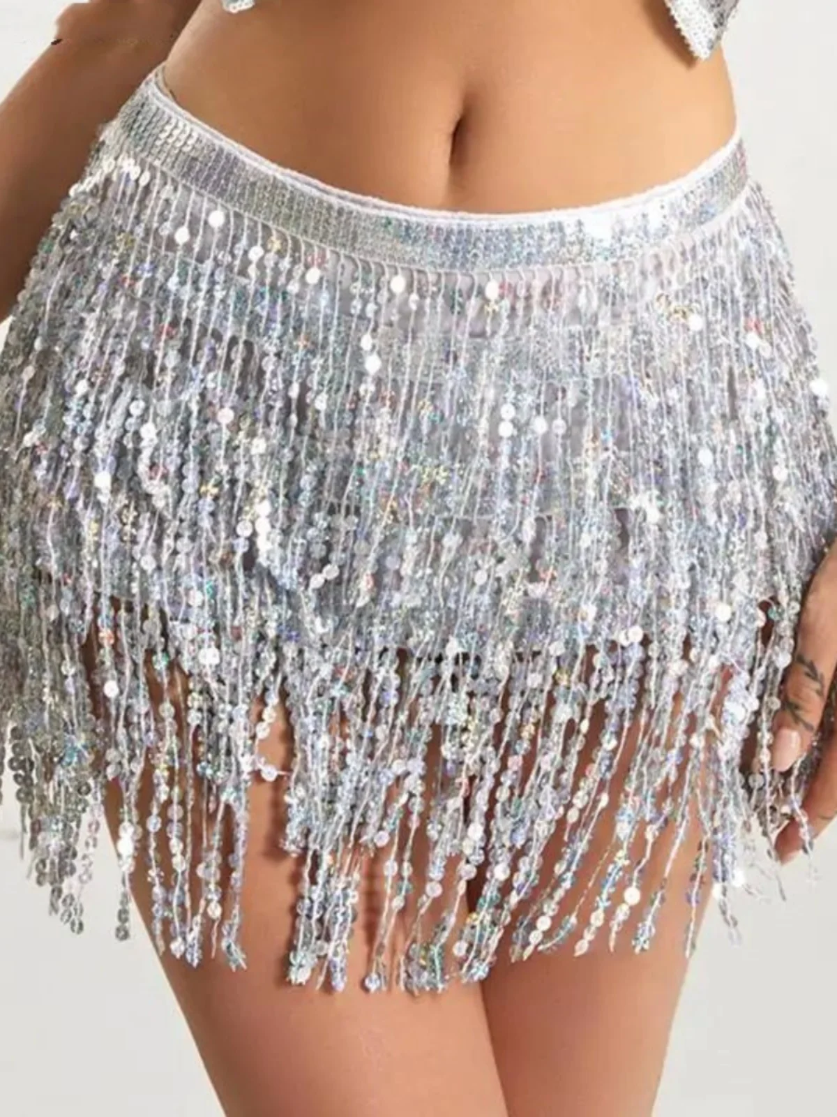 

Юбка для танца живота с блестками. Юбка для выступлений. Уличная юбка из полиэфирного волокна. Юбка-трапеция.