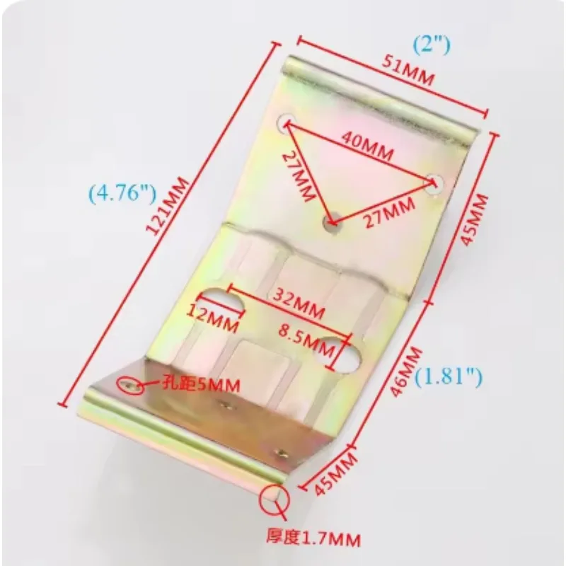 8Pcs Kerf Mount Frame Corner Bracket For Table Aprons Legs