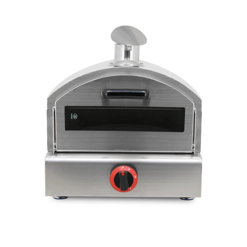 Commercial Outdoor Snack Machine Portable Mini Gas Pizza Oven With 13 Inch Pizza Stone