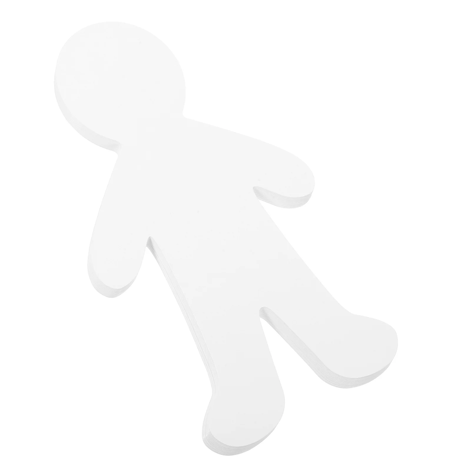 

NUOBESTY 20Pcs White Cardboard Cutouts Craft Paper Figures for Kids Art Projects School Home Creative Painting Drawing