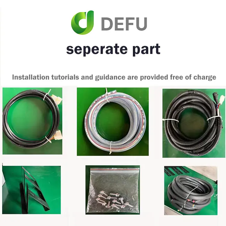 شحن البضائع الباردة فان السيارة المجمدة الكهربائية 12 فولت 24 فولت وحدة التبريد المبردة ل 1 ~ 20 م3 #4