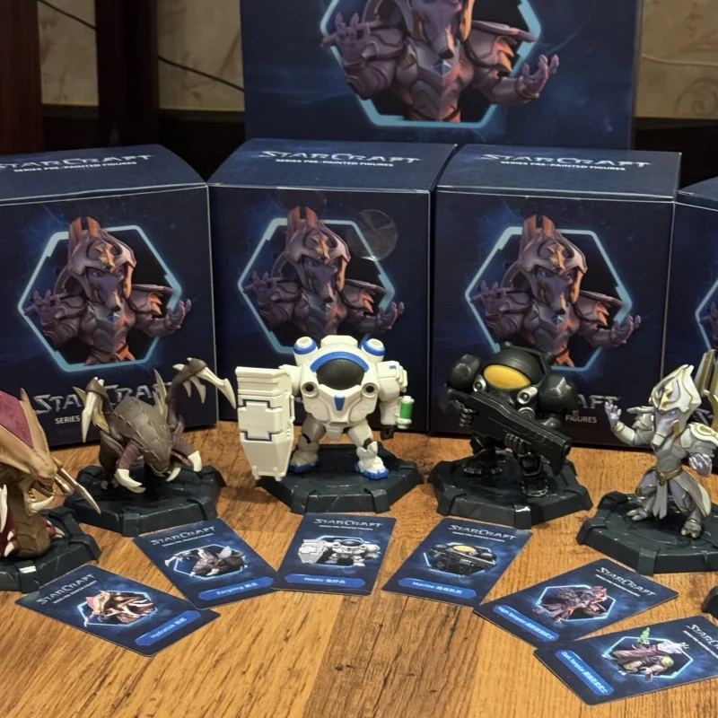 

New Genuine Game Peripherals StarCraft Series Gashapon Blind Box Figures Mystery Box Capsule Decor Toy Gift