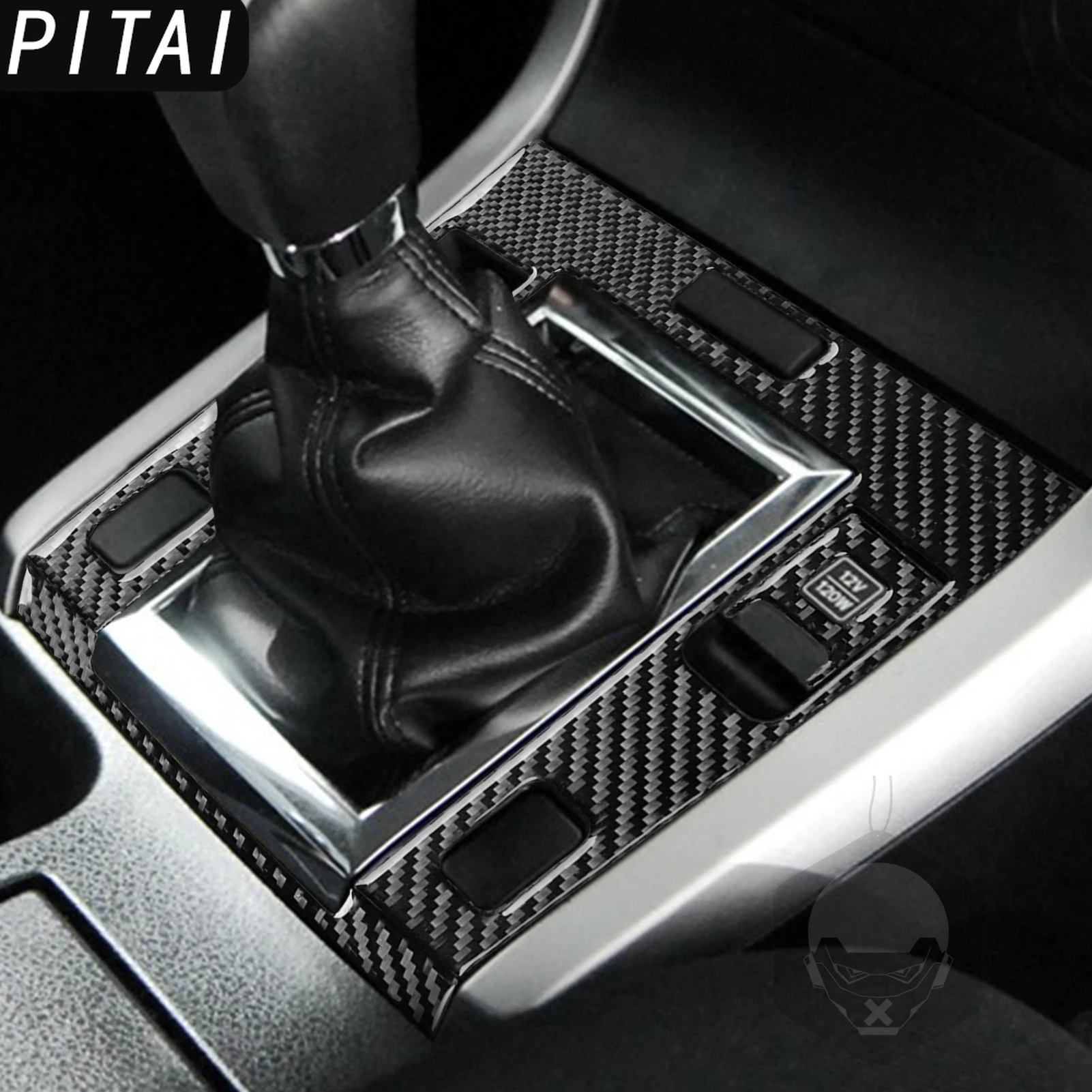 For Suzuki Grand Vitara 2006-2013 Carbon Fiber Gear Shift Panel Trim Strips Car Interior Decoration Accessories Sticker
