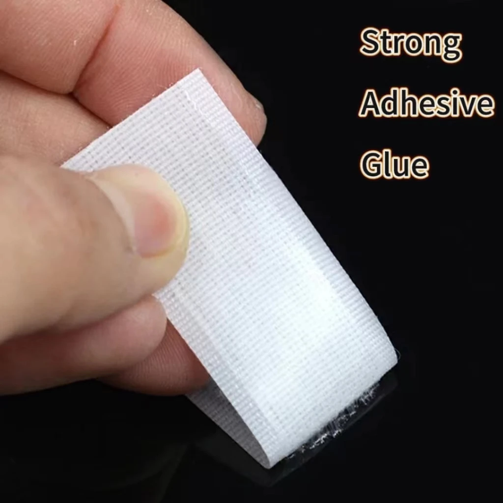 

Крепкая самоклеящаяся лента для одежды, черно-белая лента для крепления на липучке, 3/10 /25 метров