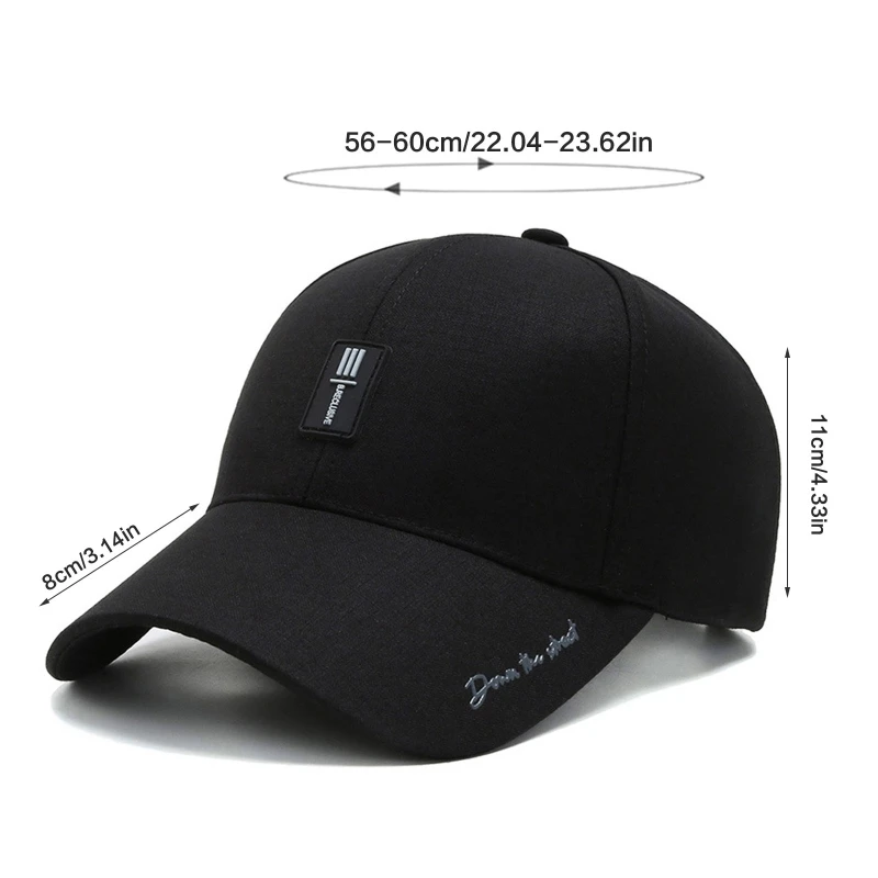 Top Level Baseball for Men Exquisite Simple Tennis Curved Brim Women Men Sport Cap Golf Hat for Sun for Protectio